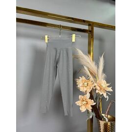 Фотография Лосины детские на девочку 26206 grey р.110-140 "Delfinka" недорого оптом от прямого поставщика