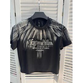 Фотография Футболка детская на мальчика 2659 black р.120-160 "Delfinka" недорого оптом от прямого поставщика