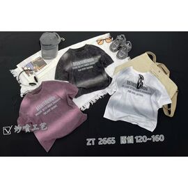 Фотография Футболка детская на мальчика 2665 black р.120-160 "Delfinka" недорого оптом от прямого поставщика