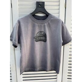 Фотография Футболка детская на девочку 3787-1 grey р.110-150 "Delfinka" недорого оптом от прямого поставщика