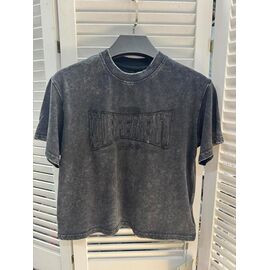 Фотография Футболка детская на девочку 66008 grey р.110-160 "Delfinka" недорого оптом от прямого поставщика