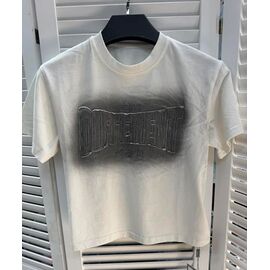 Фотография Футболка детская на девочку 66008 white р.110-160 "Delfinka" недорого оптом от прямого поставщика