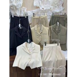 Костюм дитячий на дівчинку 88022 l.beige р.120-160 "Delfinka" недорого оптом від прямого постачальника