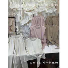 Костюм дитячий на дівчинку 88100 d.beige р.120-160 "Delfinka" недорого оптом від прямого постачальника