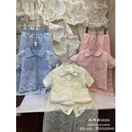 Костюм дитячий на дівчинку 88108 yellow р.120-160 "Delfinka" недорого оптом від прямого постачальника