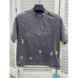 Фотография Футболка детская на девочку XS15 grey р.120-170 "Delfinka" недорого оптом от прямого поставщика