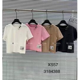 Фотография Топик детский на девочку XS57 black р.120-170 "Delfinka" недорого оптом от прямого поставщика