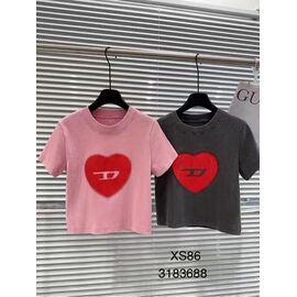 Фотография Футболка детская на девочку XS86 d.grey р.120-170 "Delfinka" недорого оптом от прямого поставщика