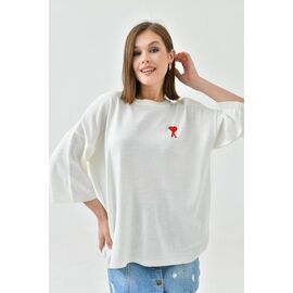 Светр жіночий 10729 white р.S-M "Karon" недорого оптом від прямого постачальника