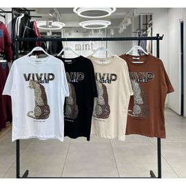 футболка жіноча 7062 beige р.S-L "Karon" недорого оптом від прямого постачальника