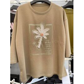 Светр жіночий V973 beige р.one size "Karon" недорого оптом від прямого постачальника