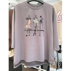 Светр жіночий V975 grey р.one size "Karon" недорого оптом від прямого постачальника