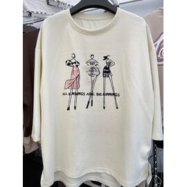 Светр жіночий V975 milk р.one size "Karon" недорого оптом від прямого постачальника