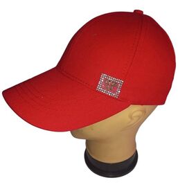 Кепка жіноча літня 0674 red р.56-58 "Mabi" недорого оптом від прямого постачальника