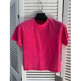 футболка дитяча на дівчинку 39850 crimson р.120-160 "Delfinka" недорого оптом від прямого постачальника