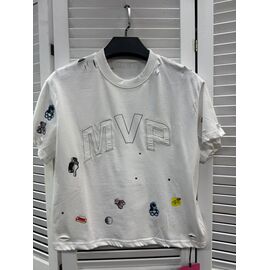 Фотография Футболка детская на девочку XS15 white р.120-170 "Delfinka" недорого оптом от прямого поставщика