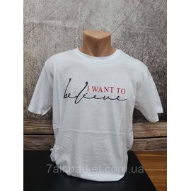 Футболка чоловіча стильна з написом батал р.2XL-5XL "MODY" недорого гуртом від прямого постачальника