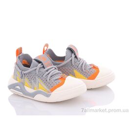 Фотография Кроссовки детские модные Лето 2315 сірий (12 пар р.21-26) "ASHIGULI" недорого оптом от прямого поставщика