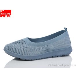 Фотография Слипоны женские тканевые Лето 518-6 (8 пар р.37-42) "Maiguan" недорого оптом от прямого поставщика
