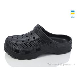 Крокси чоловічі легкі Літо SV21 чорний (6 пар р.40-45) "SANLIN 2" недорого оптом від прямого постачальника