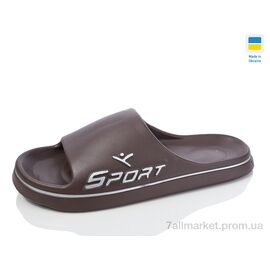 Шльопанці чоловічі пляжні Літо 403 коричневий (8 пар р.41-45) "Inblue" недорого оптом від прямого постачальника