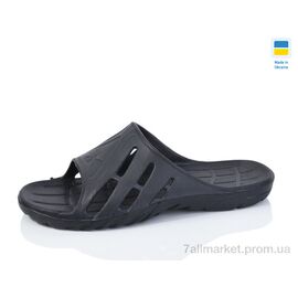 Шльопанці дитячі літні Літо Спорт підліток чорний (6 пар р.36-41) "SANLIN 2" недорого оптом від прямого постачальника
