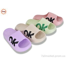 Фотография Шлепки женские облегченные Лето O21 mix (12 пар р.36-41) "Jumay" недорого оптом от прямого поставщика