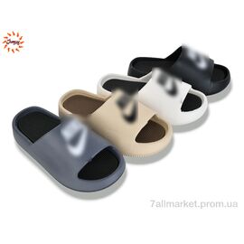 Шльопанці чоловічі пляжні Літо N802-1 mix (12 пар р.40-45) "Jumay" недорого оптом від прямого постачальника