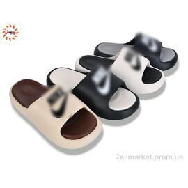 Шльопанці чоловічі пляжні Літо N88 mix (12 пар р.40-45) "Jumay" недорого оптом від прямого постачальника