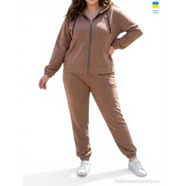 Фотография Спортивный костюм женский Весна/осень 53 моко (4 шт. р.сетка 48-54) "Sport style" недорого оптом от прямого поставщика