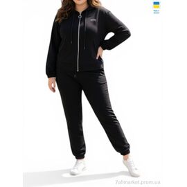 Фотография Спортивный костюм женский Весна/осень 53 чорний (4 шт. р.сетка 48-54) "Sport style" недорого оптом от прямого поставщика