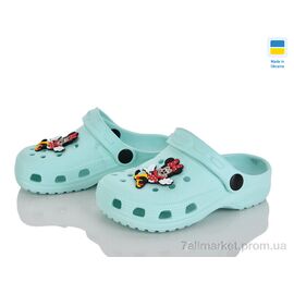 Крокси дитячі літні Літо Cross H3 м'ята (6 пар р.24-29) "Vladimir" недорого оптом від прямого постачальника