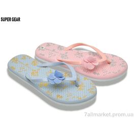 Фотография Вьетнамки женские Лето 01-1645 mix (24 пар р.36-41) "Super Gear" недорого оптом от прямого поставщика