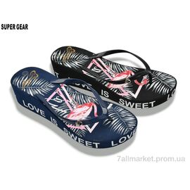 Фотография Вьетнамки женские Лето A01-1498 mix (16 пар р.36-41) "Super Gear" недорого оптом от прямого поставщика