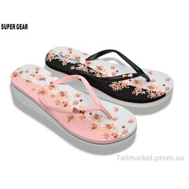 Фотография Вьетнамки женские Лето 01-1517 mix (16 пар р.36-41) "Super Gear" недорого оптом от прямого поставщика