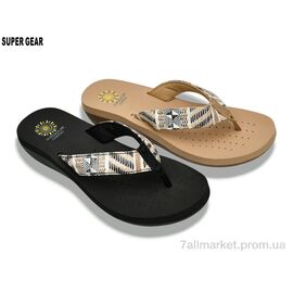 Фотография Вьетнамки женские Лето 01-1561 mix (16 пар р.36-41) "Super Gear" недорого оптом от прямого поставщика