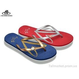 Фотография Вьетнамки женские Лето 01-6540 mix (24 пар р.36-41) "Jibukang" недорого оптом от прямого поставщика