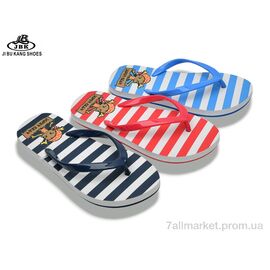 Шльопанці дитячі Літо 01-948 mix (24 пар р.28-35) "Jibukang" недорого оптом від прямого постачальника