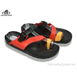 Фотография Шлепки мужские пляжные Лето A01-2468 black (8 пар р.40-45) "Jibukang" недорого оптом от прямого поставщика