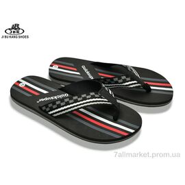 Фотография Вьетнамки мужские Лето A01-768 black (10 пар р.40-45) "Jibukang" недорого оптом от прямого поставщика