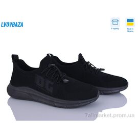 Фотография Кроссовки мужские модные Лето Dago 25-02 чорний (8 пар р.40-45) "Lvovbaza" недорого оптом от прямого поставщика
