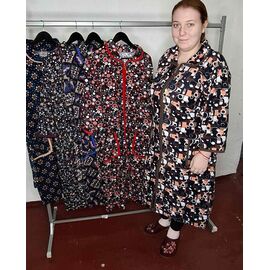 Халат жіночий AL13 mix р.50-60 "Alberk" недорого оптом від прямого постачальника