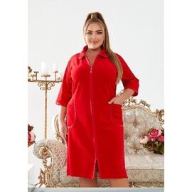 Халат жіночий AL23 red р.50-54 "Alberk" недорого оптом від прямого постачальника