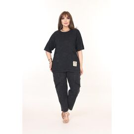 Фотография Костюм женский 4508  black р.56-62 "Alberk" недорого оптом от прямого поставщика