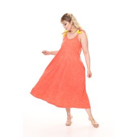 Жіночий сарафан A64 orange р.50-56 "Alberk" недорого оптом від прямого постачальника