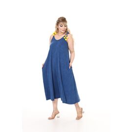 Жіночий сарафан A66 blue р.50-56 "Alberk" недорого оптом від прямого постачальника