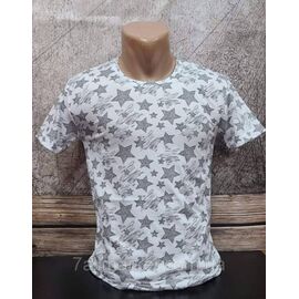 Футболка чоловіча з принтом Зірки р.M-2XL (3кв) "MODY" недорого гуртом від прямого постачальника