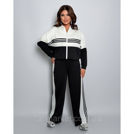 Костюм жіночий спортивний двонитка з лампасами (46-60) "LADA" недорого від прямого постачальника