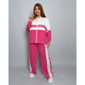Костюм жіночий спортивний двонитка з лампасами (46-60) "LADA" недорого від прямого постачальника