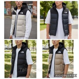 Жилетка чоловіча демісезонна Норт Фейс з капюшоном р-ри 48-56 (4цв) "SKAY" купити недорого від прямого постачальника